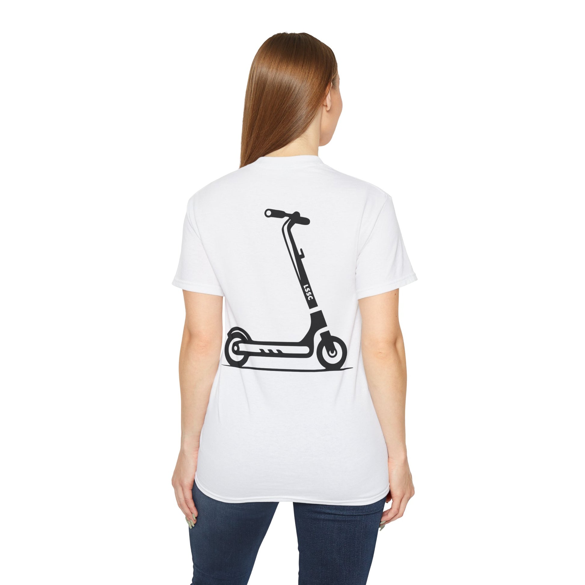 LSSC Scooter Enthusiast Unisex Cotton Tee, Perfect Gift for Riders, Casual Wear, Graphic Tee for Scooter Lovers, Street Style Shirt, Fun Apparel