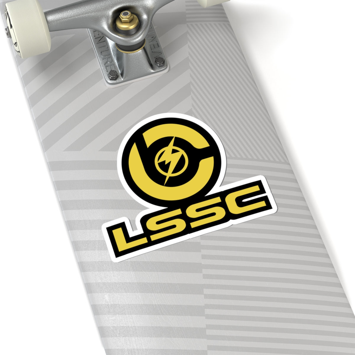 LSSC Stylish Kiss-Cut Stickers for Personalization, Laptop, Phone, Water Bottles, Gifts, Yellow and Black Design