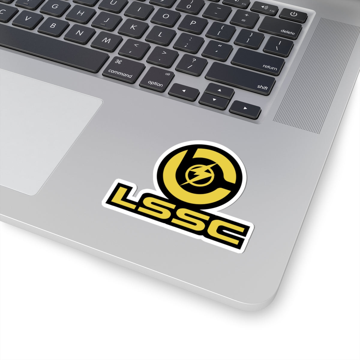 LSSC Stylish Kiss-Cut Stickers for Personalization, Laptop, Phone, Water Bottles, Gifts, Yellow and Black Design